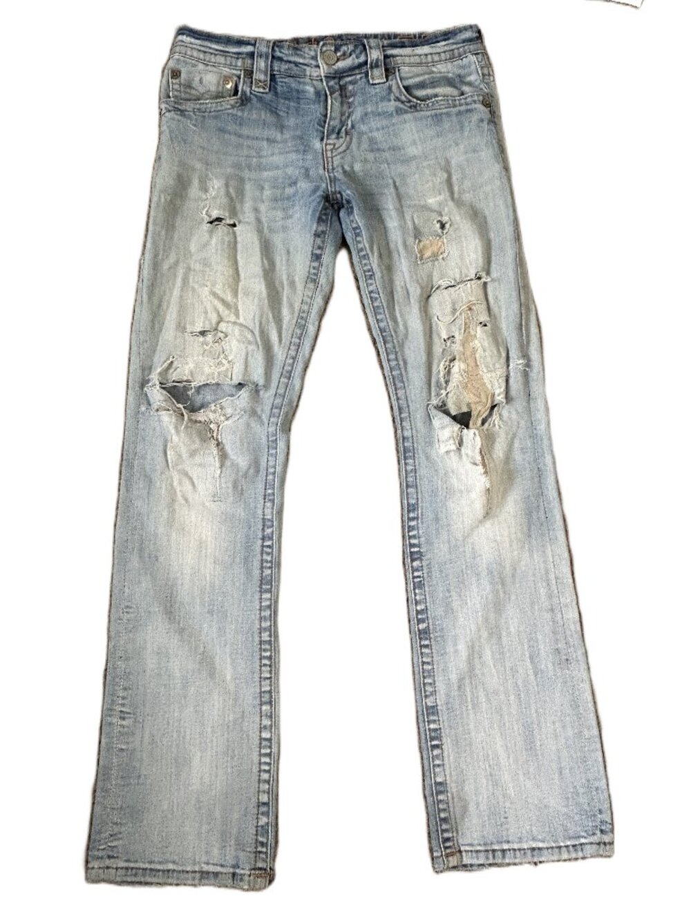 Rock Revival Tommy Alt Straight 30 Jeans Destroyed Grunge